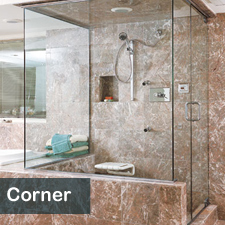 Frameless shower door installation in Franklin Lakes NJ