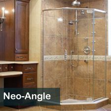 Custom frameless shower door installation in Denville NJ bathroom